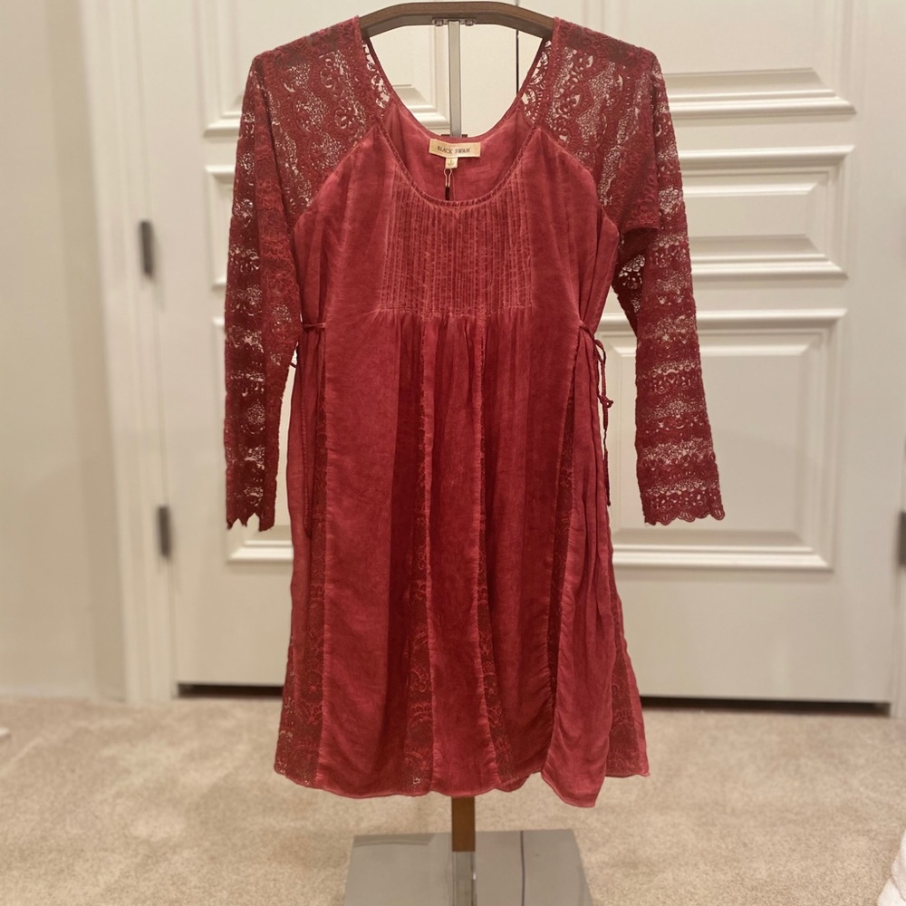 Black Swan Long Sleeve Dress (Free People esque)